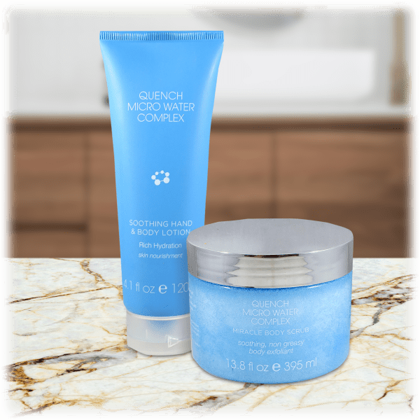 MorningSave Quench Micro Water Complex Body Scrub & Lotion Set