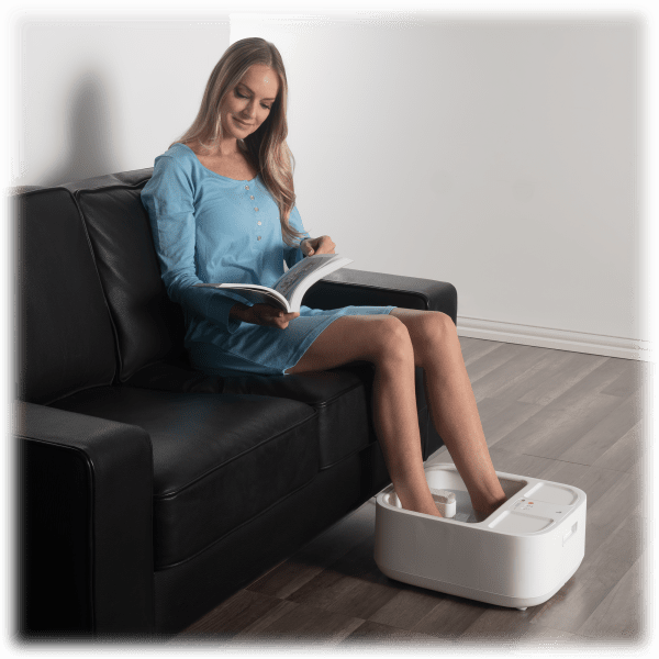 MorningSave Sharper Image SpaHaven Heated Foot Bath with Massage Rollers