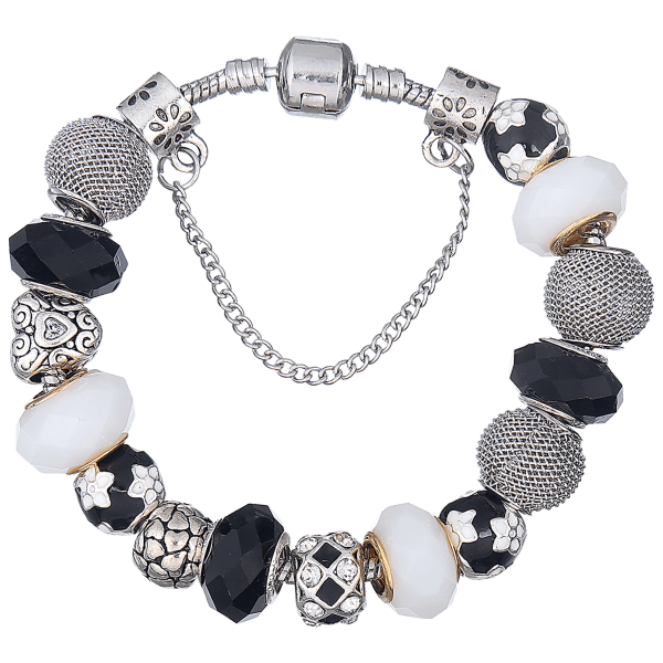 MorningSave Tamborat Murano Glass Charms Bracelets