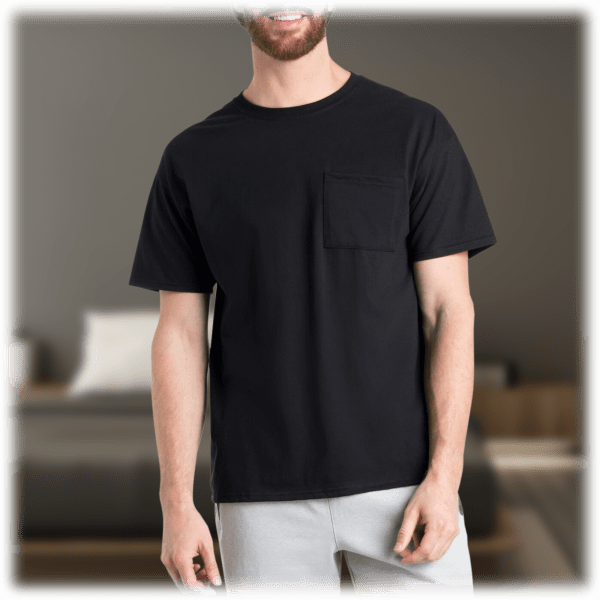 Fruit of the Loom Eversoft Cotton Short Sleeve Pocket T-Shirts Fruit of the Loom Eversoft Cotton Short Sleeve Pocket T-Shirts