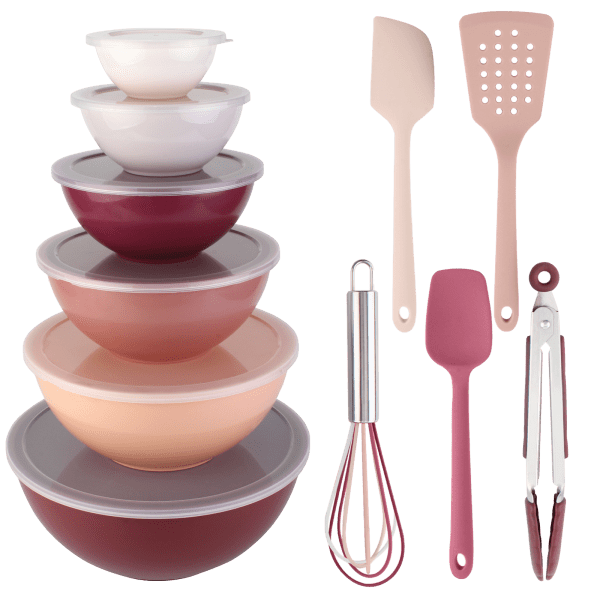 MorningSave: Cook with Color 18-Piece Kitchen Essentials Set