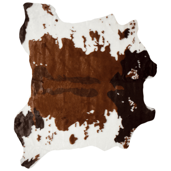 MorningSave Luxe Faux Cowhide 4.25' X 5' Rug