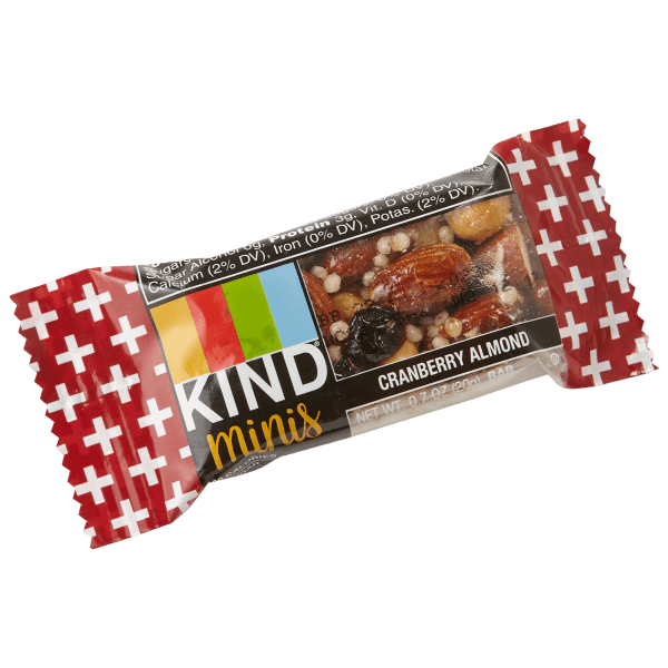 144-Pack: KIND Mini Cranberry Almond Nut Bars (Best By - SideDeal
