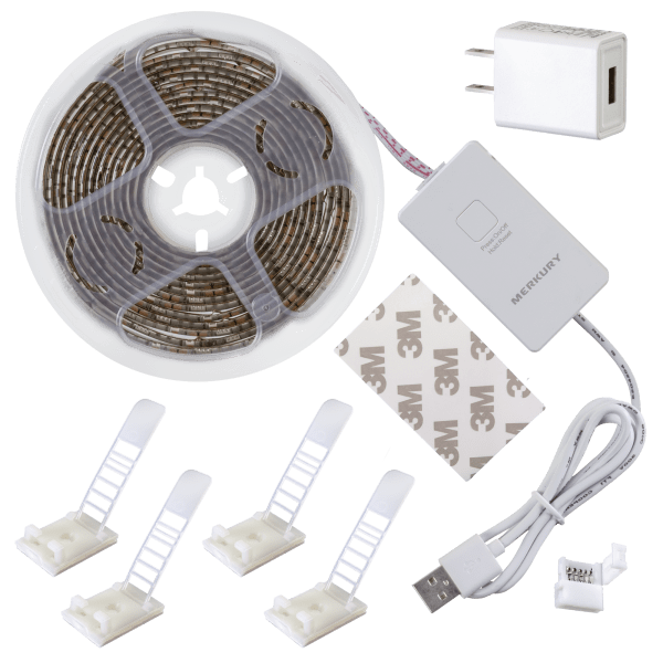 Merkury Innovations Smart Wifi Advanced Led Strip MorningSave: 5-Pack: Merkury Innovations Smart Wi-Fi LED Strips