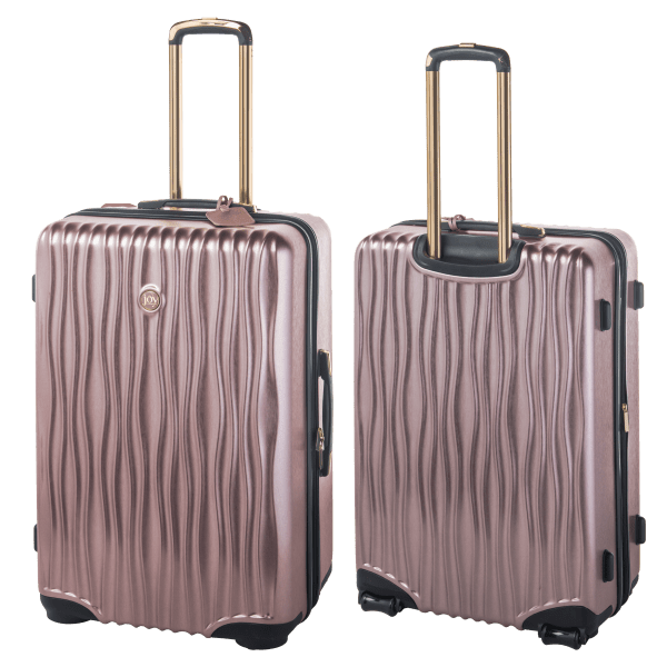 joy mangano luggage with drawers