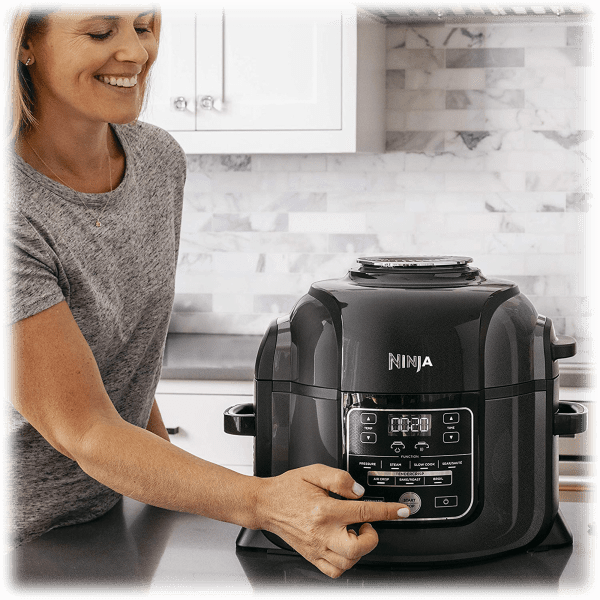 MorningSave Ninja Foodi 8Quart Pressure, Steamer, Air Fryer Allin