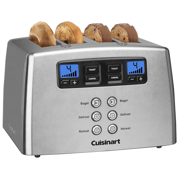 MorningSave Cuisinart 4Slice Touch to Toast Leverless Toaster
