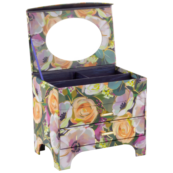 MorningSave Punch Studio Decorated 2Drawer Jewelry Box