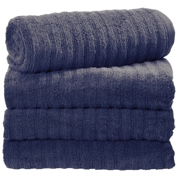 Meh Your Choice iDesign Ribbed Quick Dry Bath Towels (4 Bath or 6