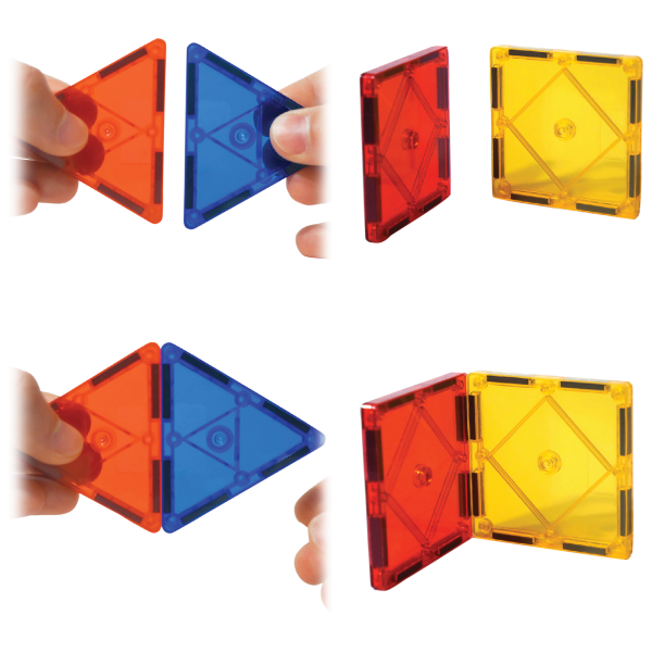 Meh 2Pack Tytan 60Piece Learning Tile Sets with Storage Bags