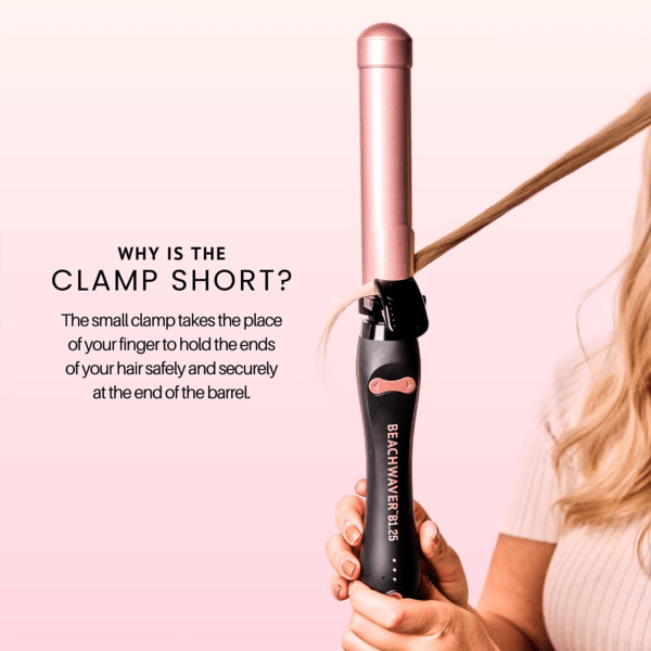 thumbnail image 2 of BEACHWAVER Co. B1 Midnight Rose 1-Inch Rotating Curling Iron - Ceramic Tourmaline, Adjustable Heat 2 of 5
