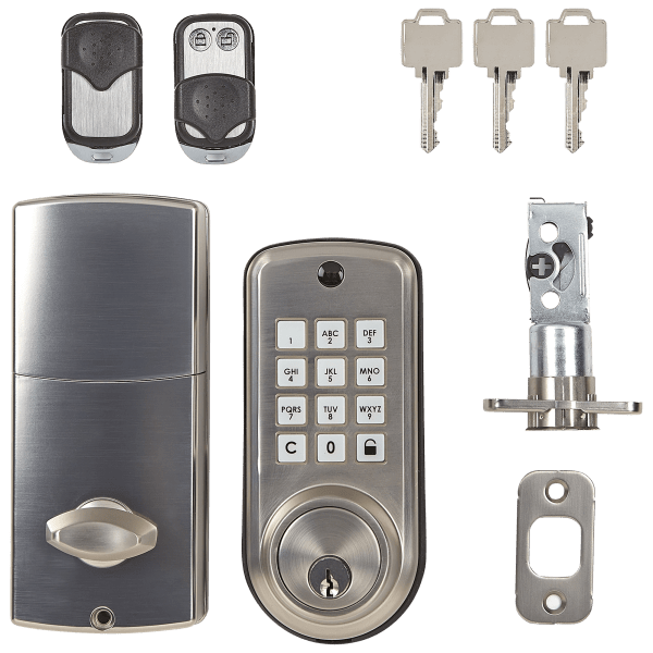 MorningSave Ultra Security Keyless Electronic Deadbolt with 2 Remote Controls