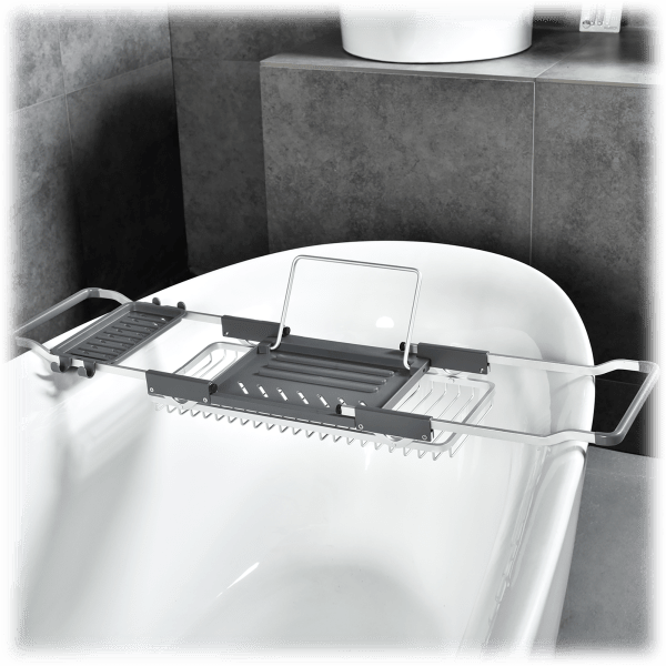 MorningSave ToiletTree Products Aluminum Bath Tub Caddy and Hanging