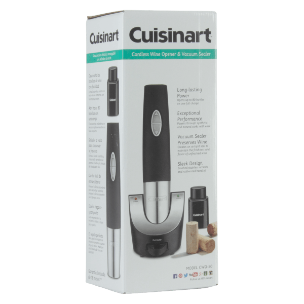 Cuisinart Cordless Rechargeable Wine Opener