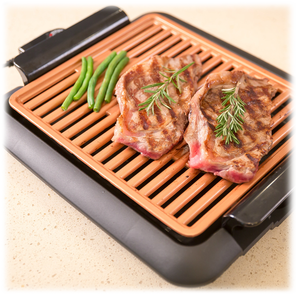 MorningSave Copper Pro Smokeless Indoor Electric Grill