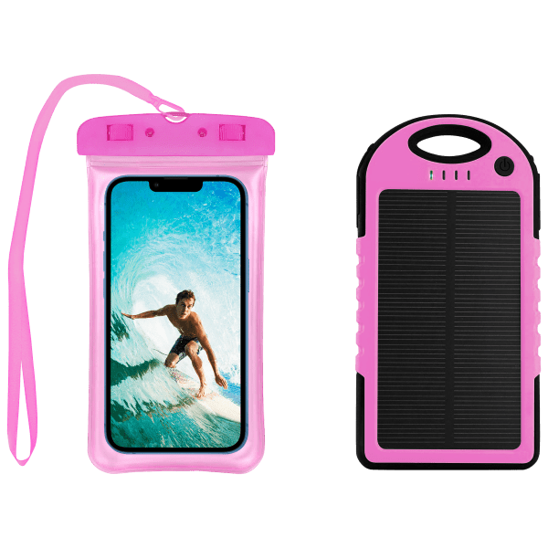 Ciana Waterproof Phone Case with 5 000 mAh Solar SideDeal