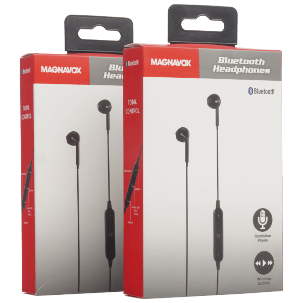 MorningSave 2 Pack Magnavox In Ear Bluetooth Headphones