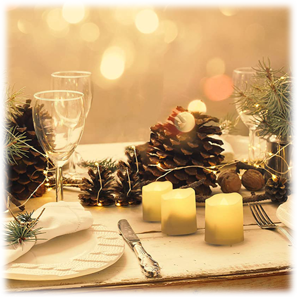 Meh Ideaworks 6Pack Rechargeable Tea Lights