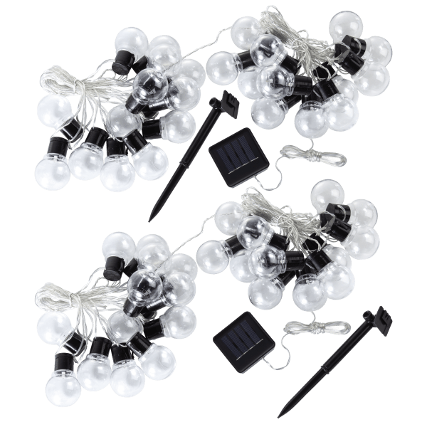 SideDeal 2Pack Chris & Peyton 25LED Solar String Lights
