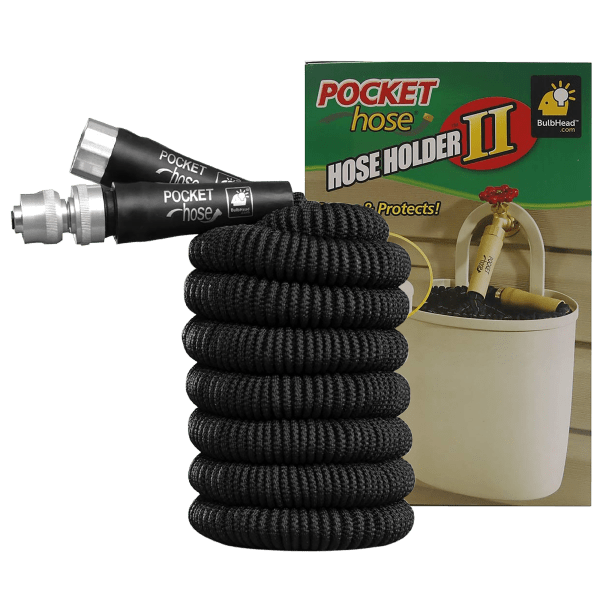 MorningSave Pocket Hose Silver Bullet with Jet Nozzle As Seen on TV