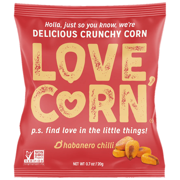 Meh 100Pack Love, Corn Premium Crunchy Corn