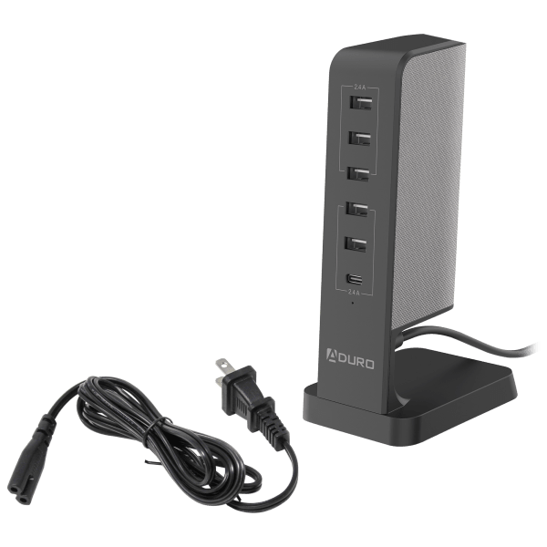 MorningSave Aduro PowerUp Flair Charging Station with 6 USB Ports