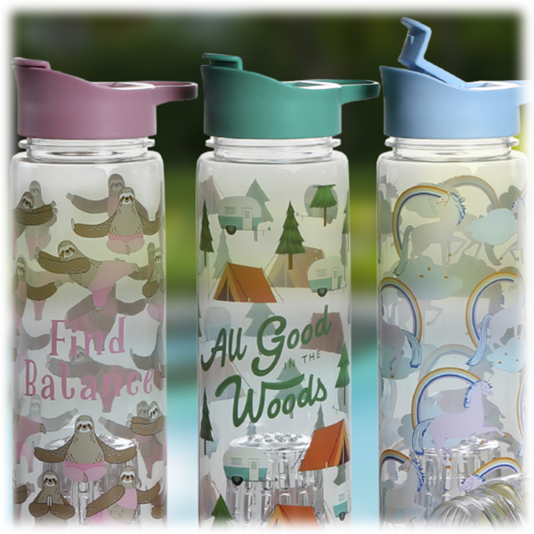 Expressive Floral Water Bottle - Molly & Rex