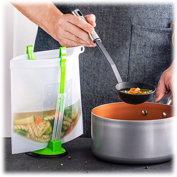 Reusable Silicone Food Bag (8 Pack) - HomeHero