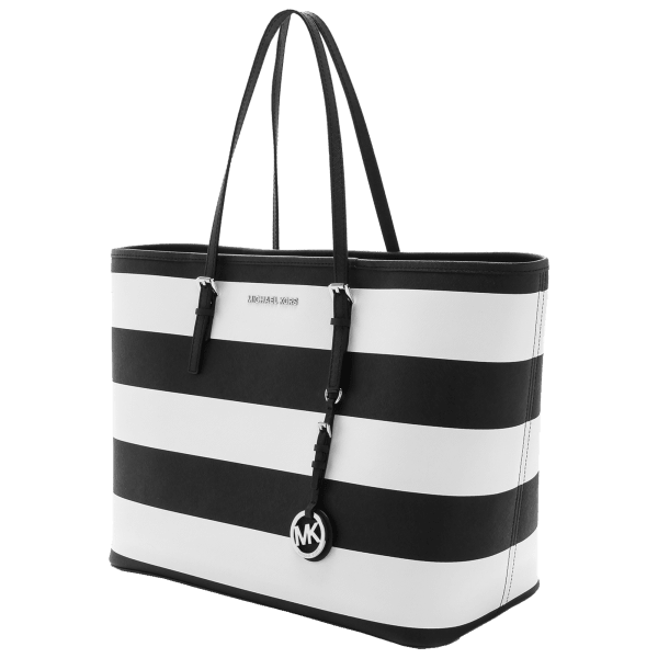 MorningSave Michael Kors Jet Set Medium Saffiano Leather TopZip Tote