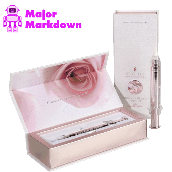 MorningSave 2Pack Selected Skin Care Instant Wrinkle Eraser Syringes