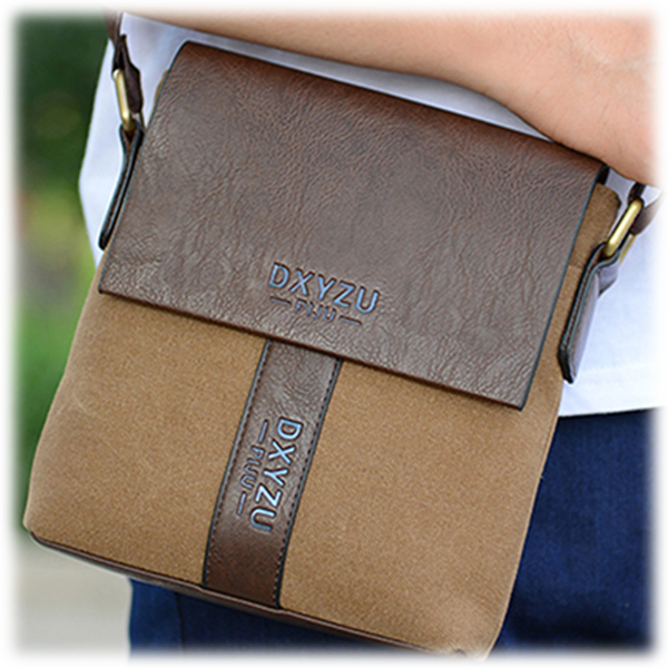 MorningSave Dxyzu Canvas Crossbody Shoulder Bag