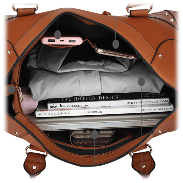 MorningSave MKF Collection Patricia Vegan Leather Duffle Bag By Mia K