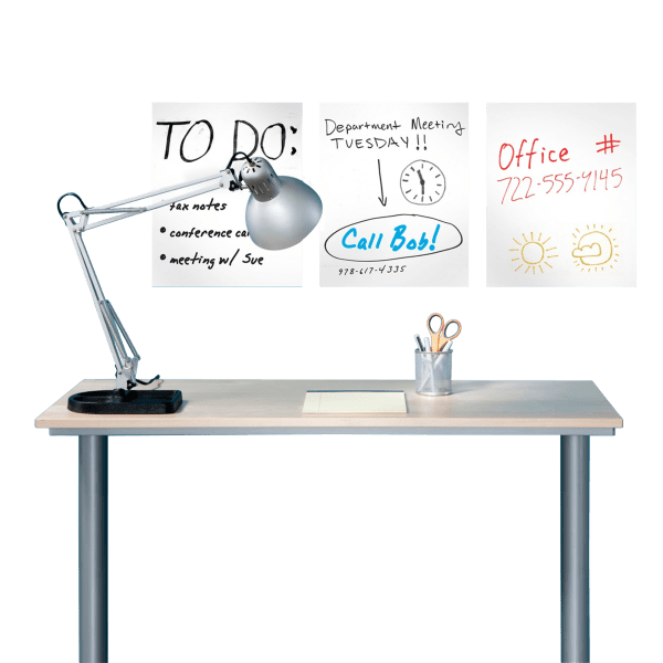 MorningSave 6Pack Removeable Dry Erase Sheets with Marker