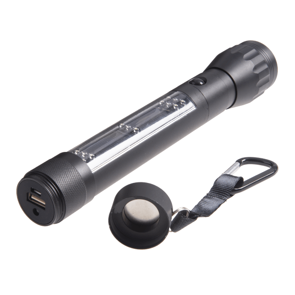 2Pack GoWISE Solar Emergency Flashlight with Builtin Power Bank