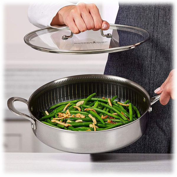 Morningsave Copper Chef Titan 10 Piece Tri Ply Nonstick Cookware Set 6737