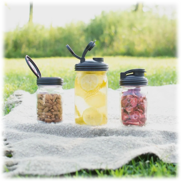 meh-recap-6-piece-set-mason-jar-lids-black-assorted