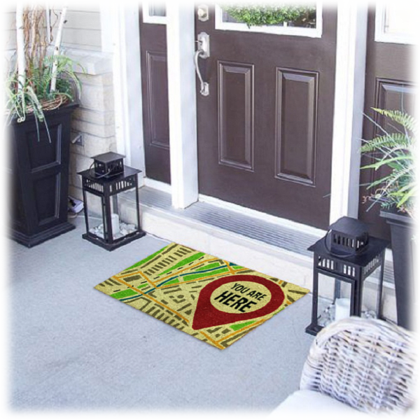 MorningSave J&V Textiles Outdoor Heavy Duty Coir Mat 18" x 28"