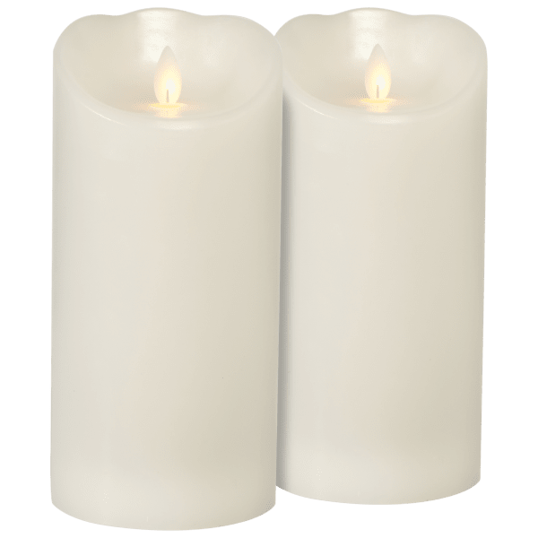 MorningSave 2Pack Sterno Home Flameless Candle 3.75" x 8" Smooth