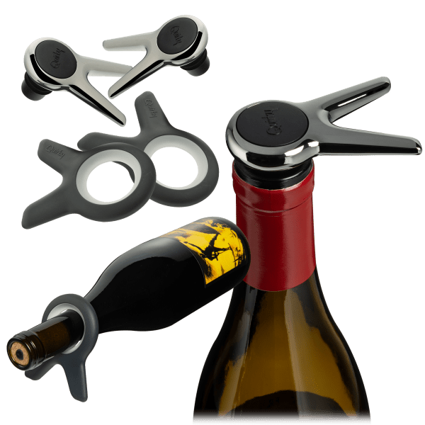 MorningSave 2Pack Quirky Vine Bottle Stopper and Stabilizer