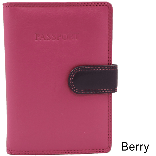 MorningSave Visconti RFID ID Theft Protection Leather Passport Wallet