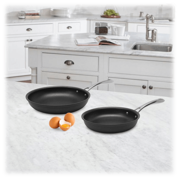 MorningSave Cuisinart 2Pack Anodized 8" and 10" Skillet Set