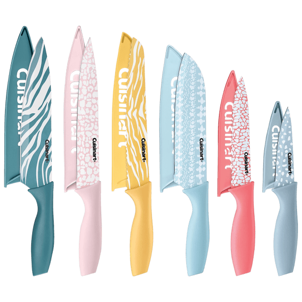 MorningSave: Cuisinart Advantage Autumn Morning 5-Piece Ceramic Coated Knife  Set