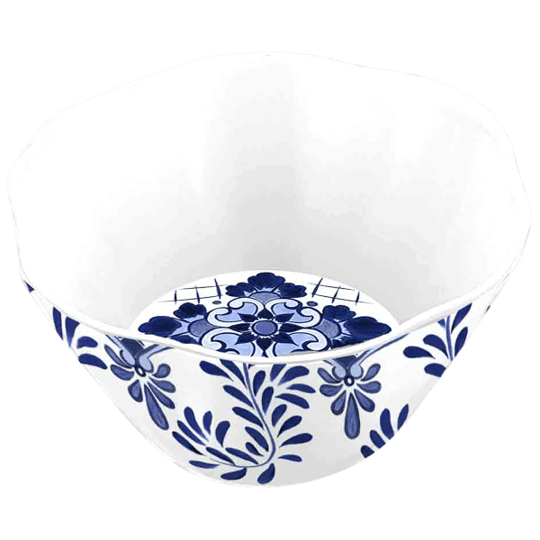 MorningSave Tarhong Cobalt Casita Melamine Bowls Set of 6