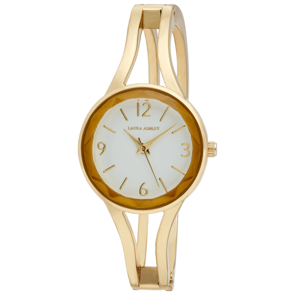 【稼働/良品】LAURA ASHLEY クオーツ ゴールド レディース Amazon | Laura Ashley Women's Gold Square Case 24mm Vegan