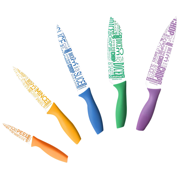 MorningSave: Cuisinart 12 Piece Ceramic Coated Pastel Knife Set