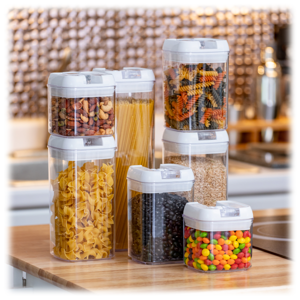 DWELLZA KITCHEN Medium Airtight Food Storage Canister Containers