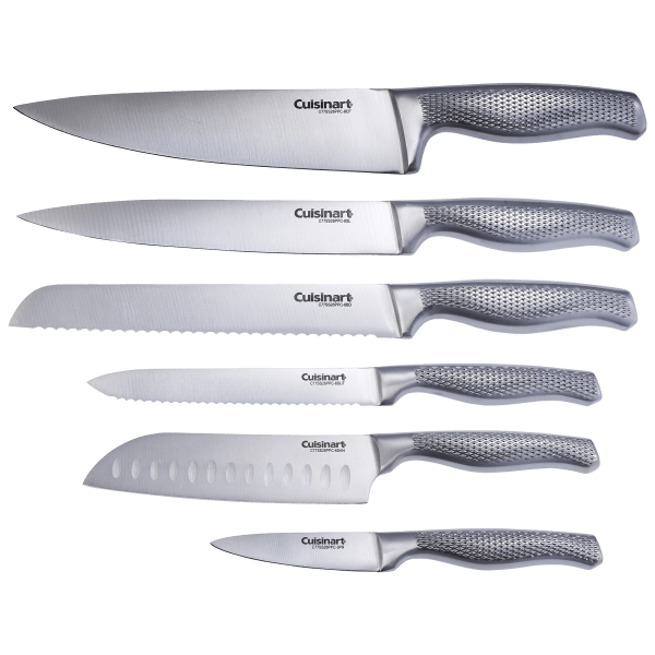 Cuisinart Classic 6-piece German Stainless Steel Knife Set with sheaths