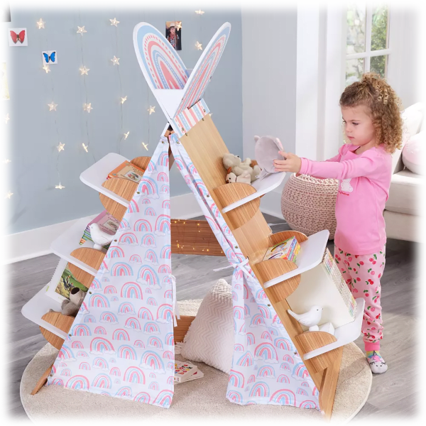 MorningSave KidKraft Book Nook Tent with Shelves