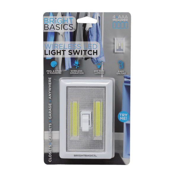 Bright Basics Wireless LED Light Switch