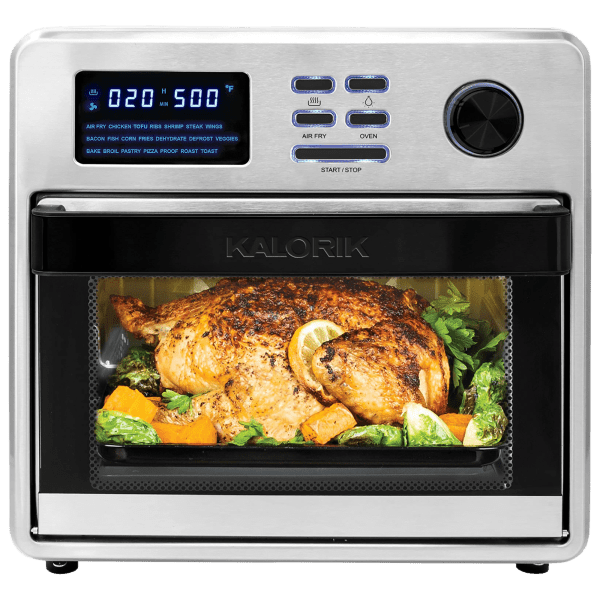 MorningSave Kalorik Maxx 16 Qt Digital Air Fryer Oven (Black & Stainless Steel)
